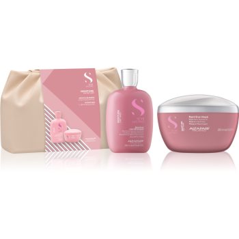 Alfaparf Milano Semi di Lino Moisture Duo Kit set cadou pentru par uscat - imagine 2
